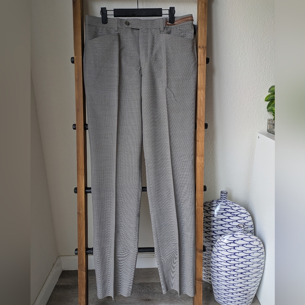 NWT Riviera Par Jack Victor Men's Plaid Dress Pants Size 32